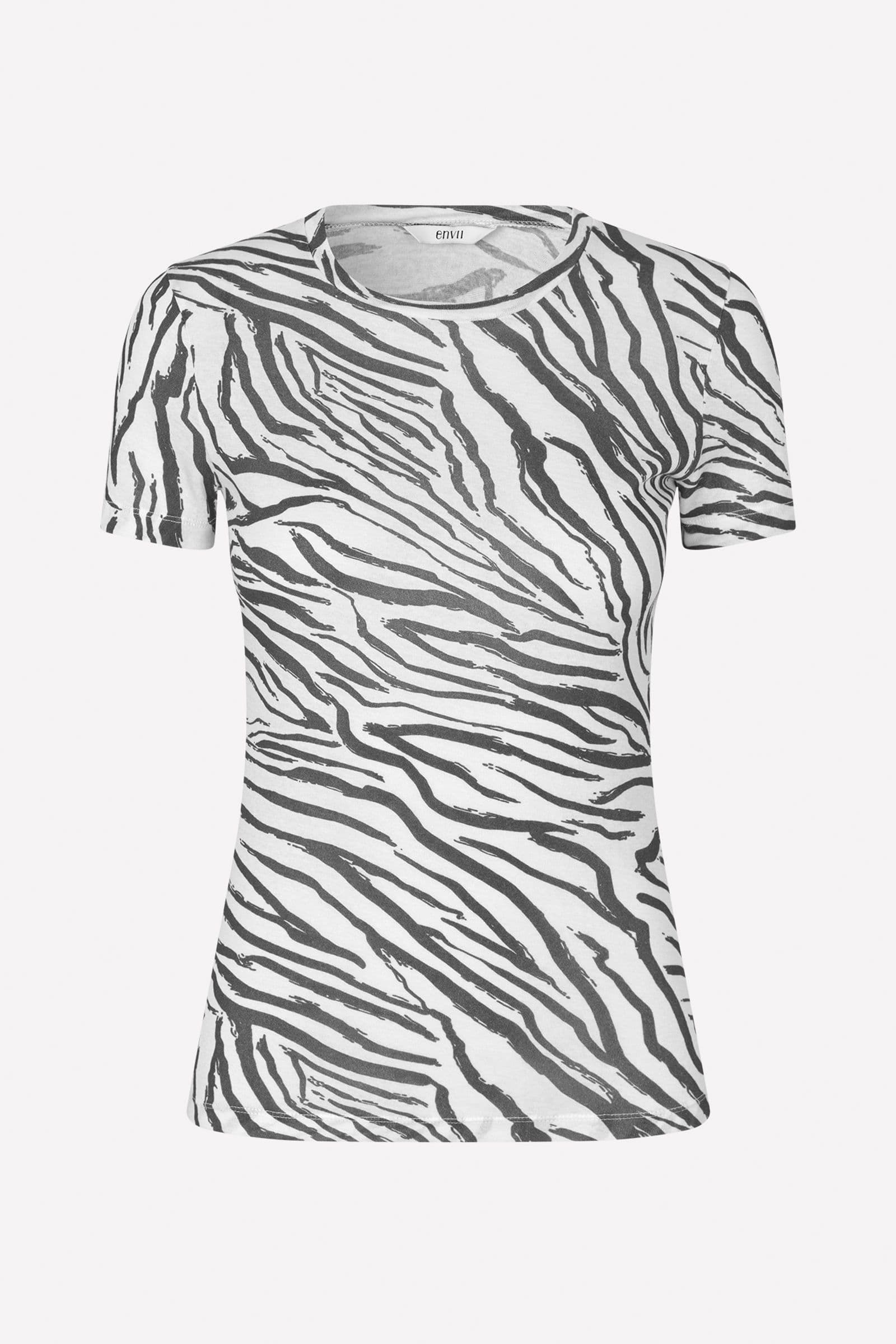 ENVELDA SS TEE AOP 5328 Washed Zebra