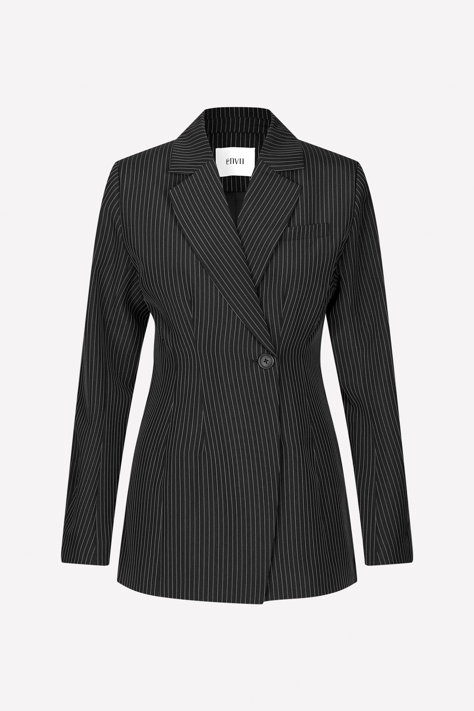 ENAUGUSTINE BLAZER ST 7088 Black/White Stripe