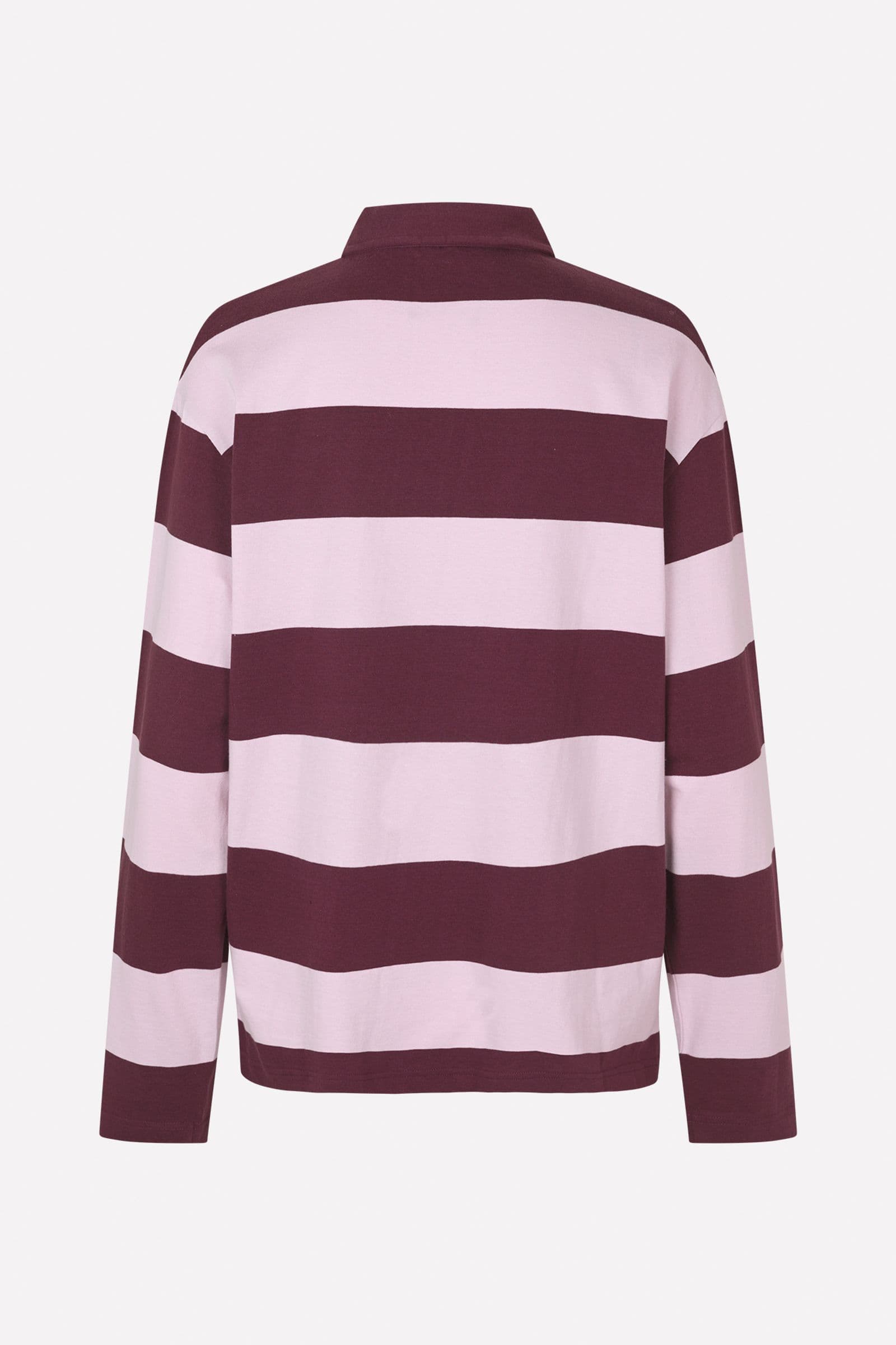 ENKALLA LS POLO ST 7214 Fig-Lilac Stripe