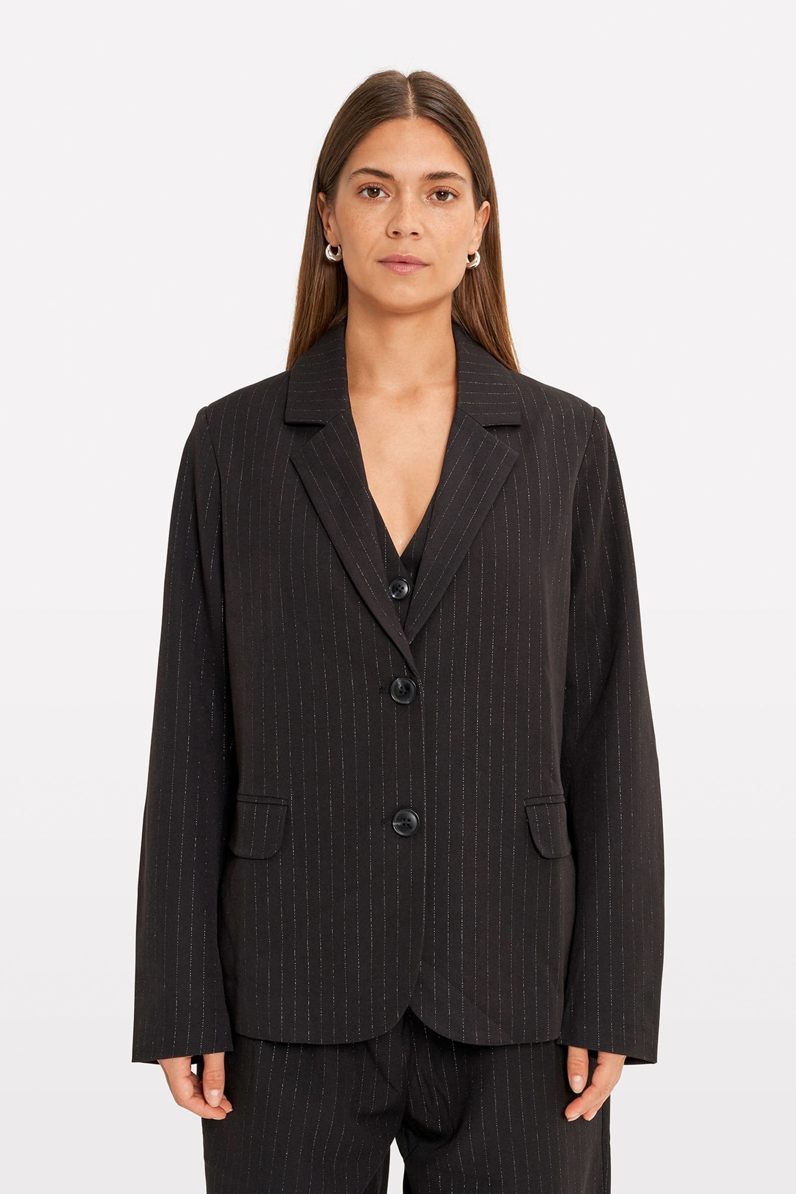 ENHORSE BLAZER ST EXL 7209 Silver pinstripe