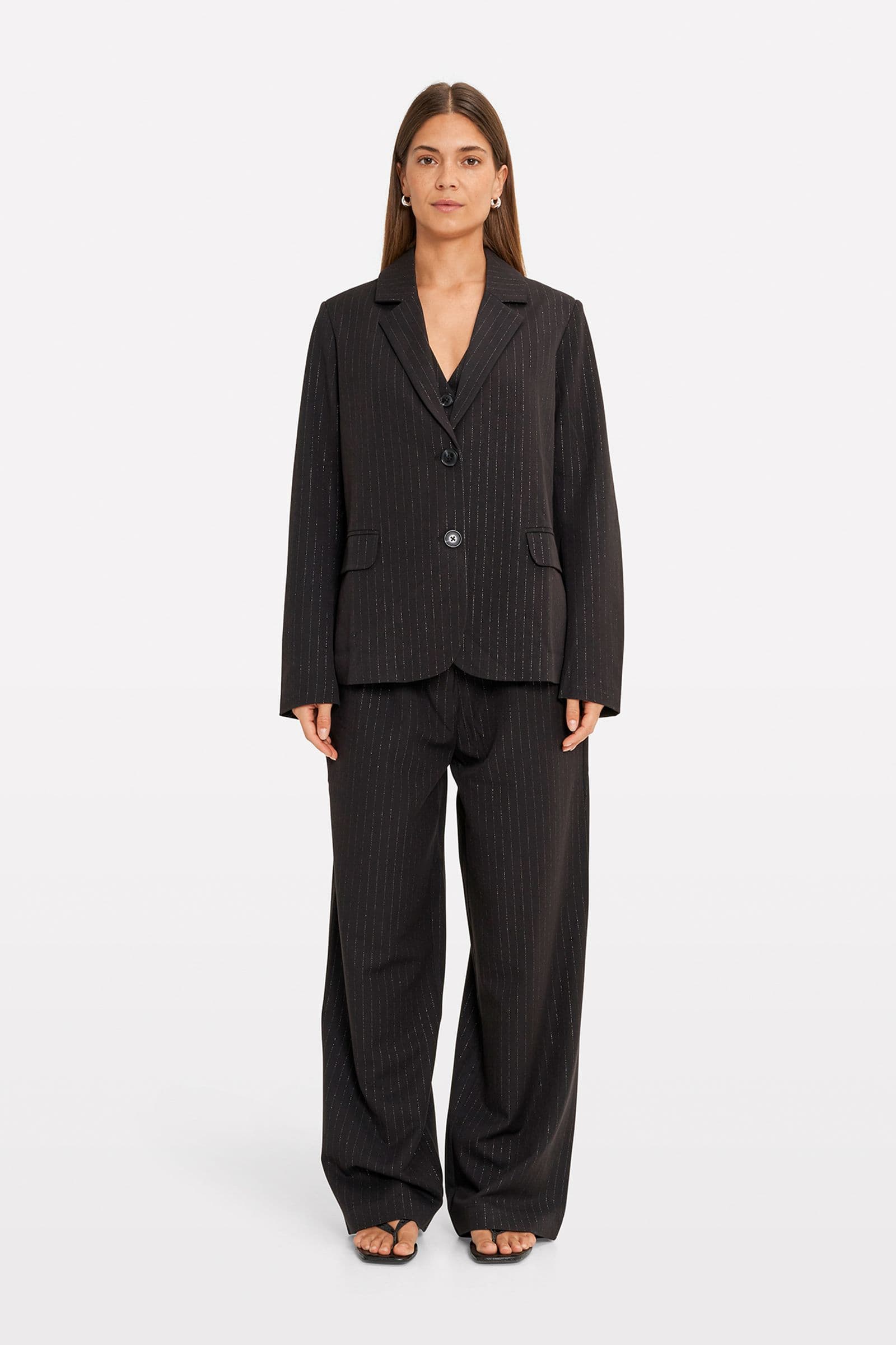 ENHORSE BLAZER ST EXL 7209 Silver pinstripe