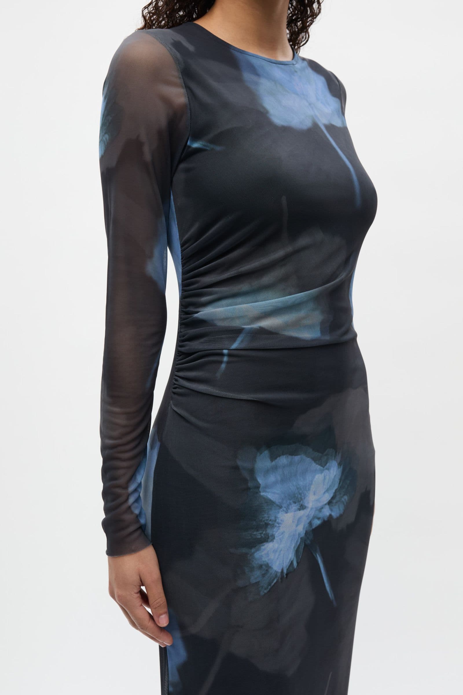 ENLOMOND LS DRESS AOP 7042 Winter Garden