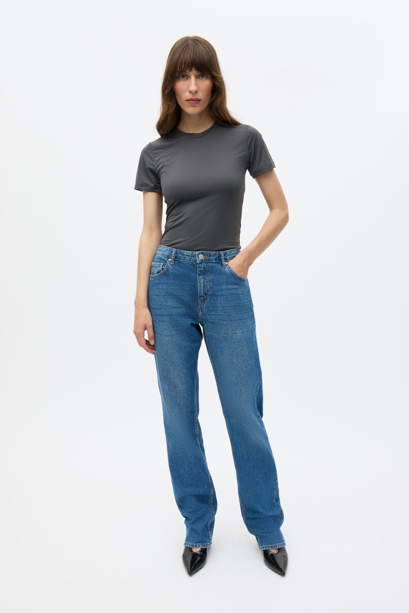 ENBREE STRAIGHT JEANS 6863 Worn dark blue
