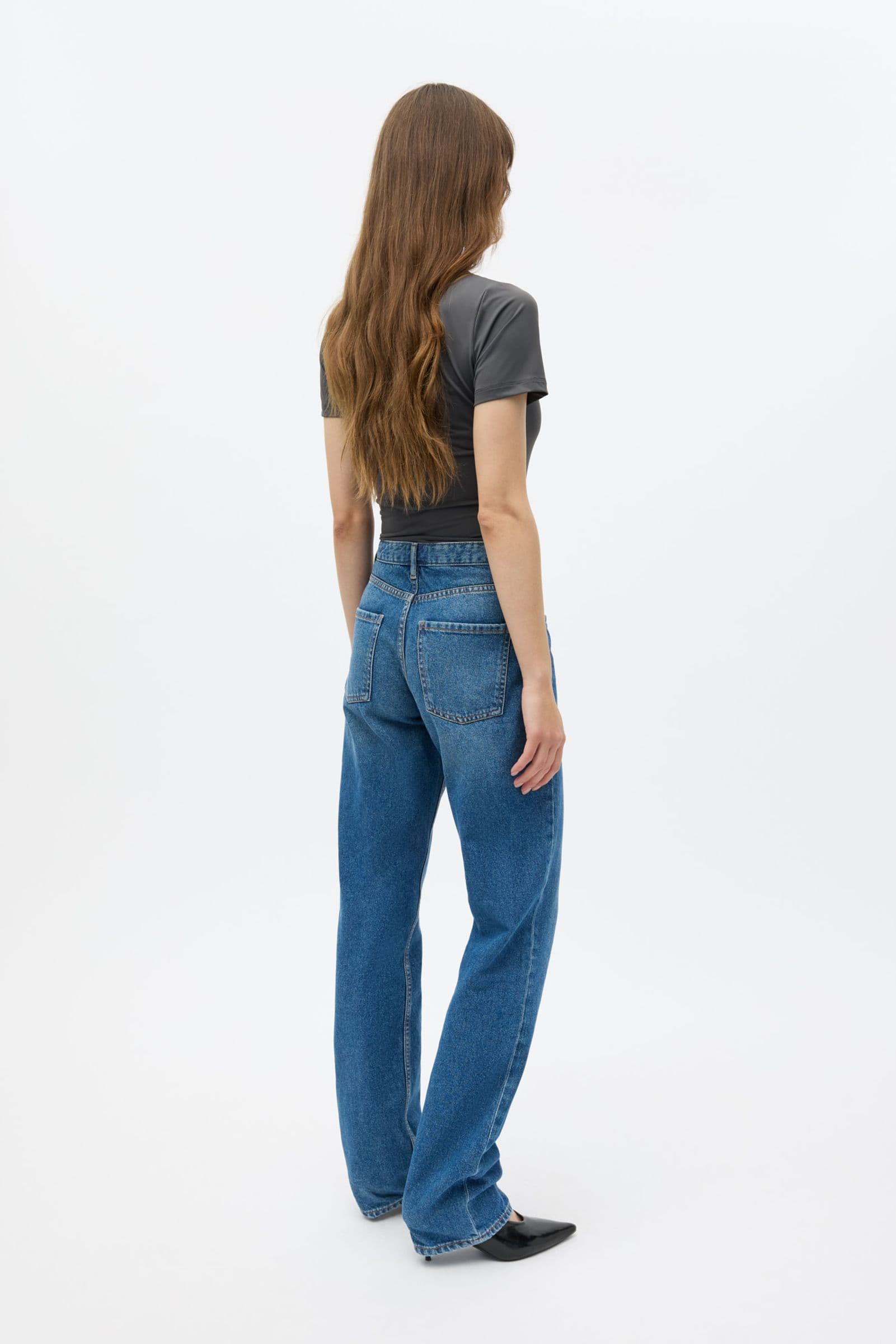 ENBREE STRAIGHT JEANS 6863 Worn dark blue
