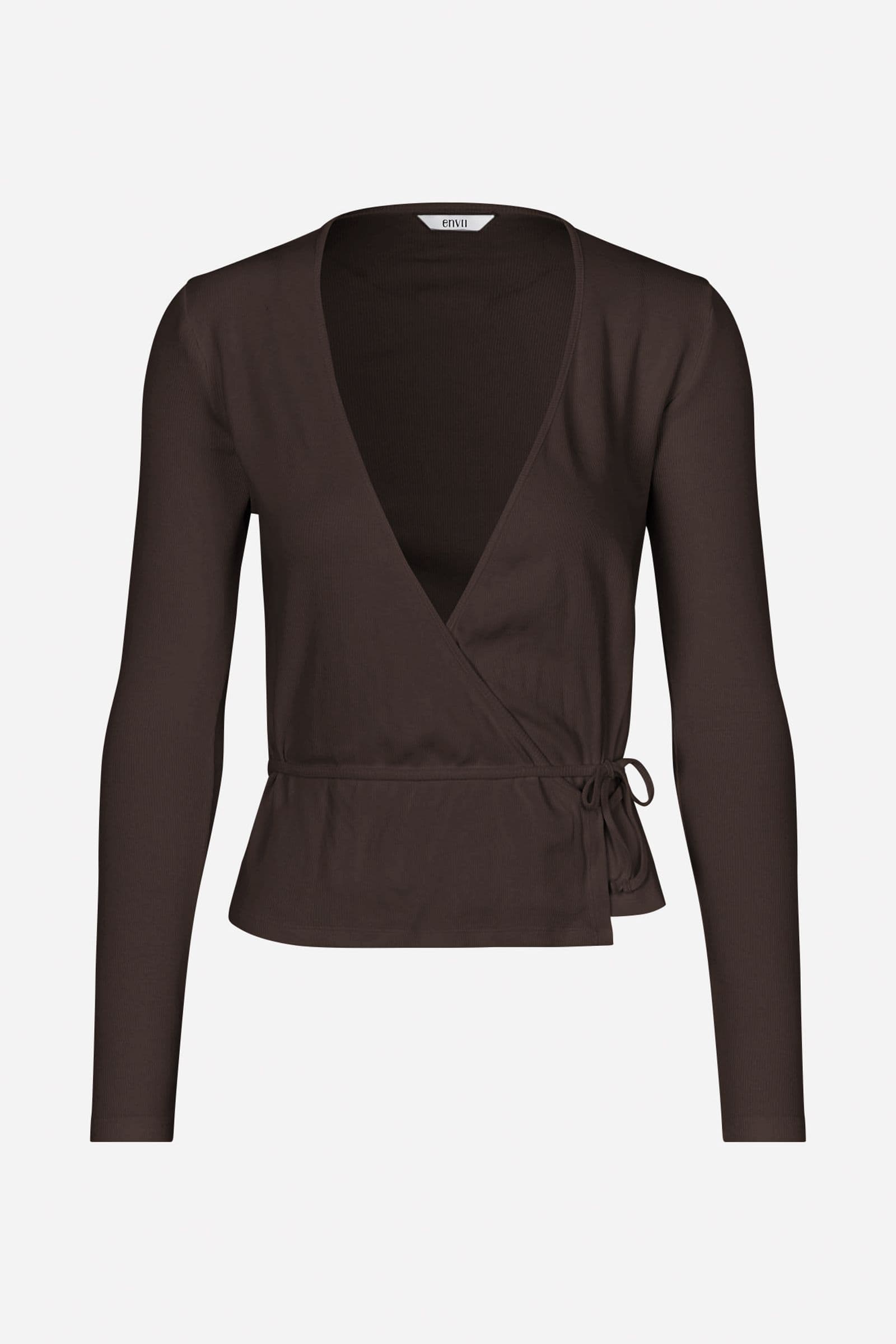 ENALLY LS V-N TEE 5314 Chocolate Torte