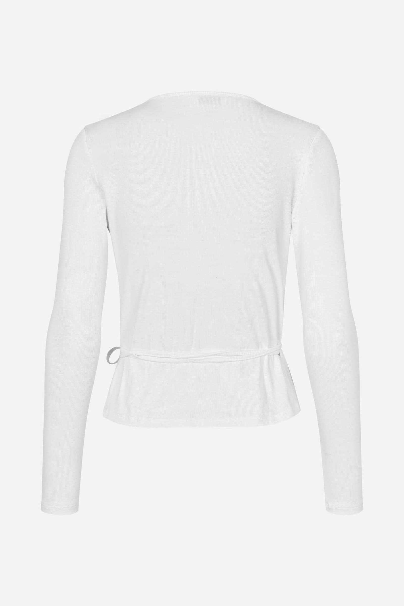 ENALLY LS V-N TEE 5314 Bright White