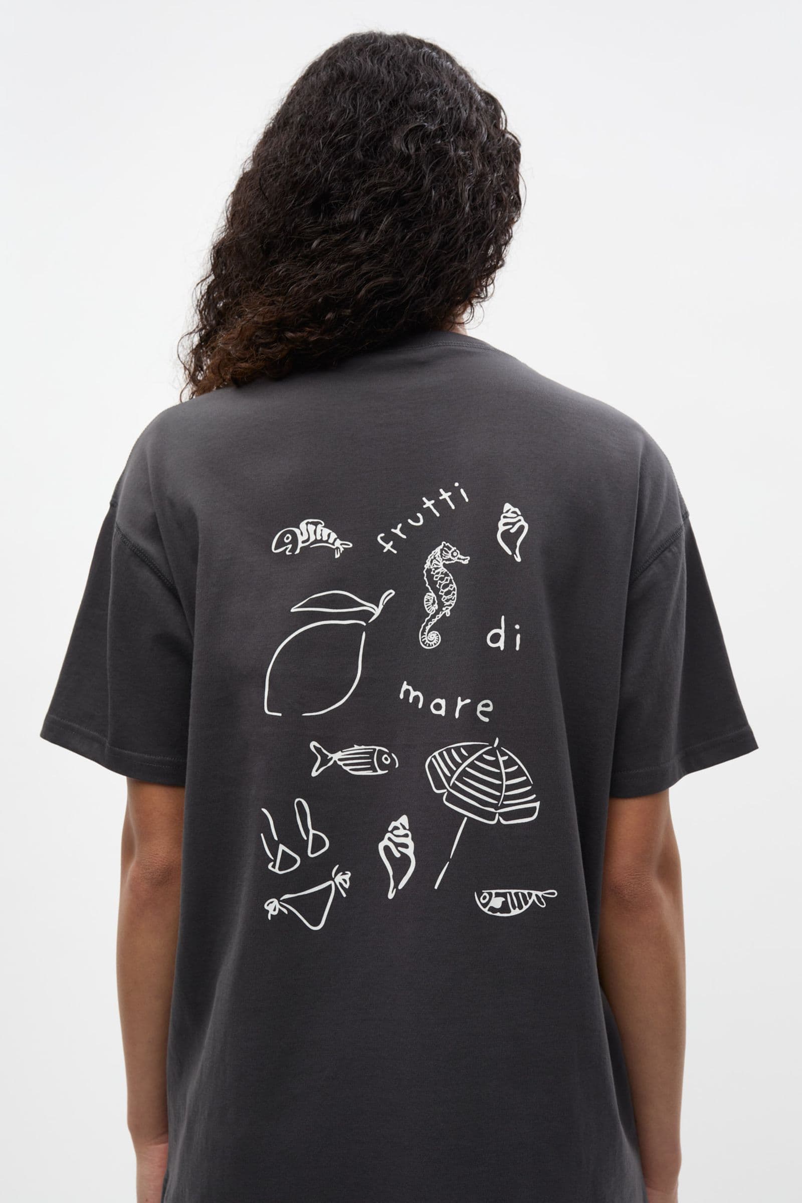 ENKULLA SS TEE 5310 Asphalt Summer