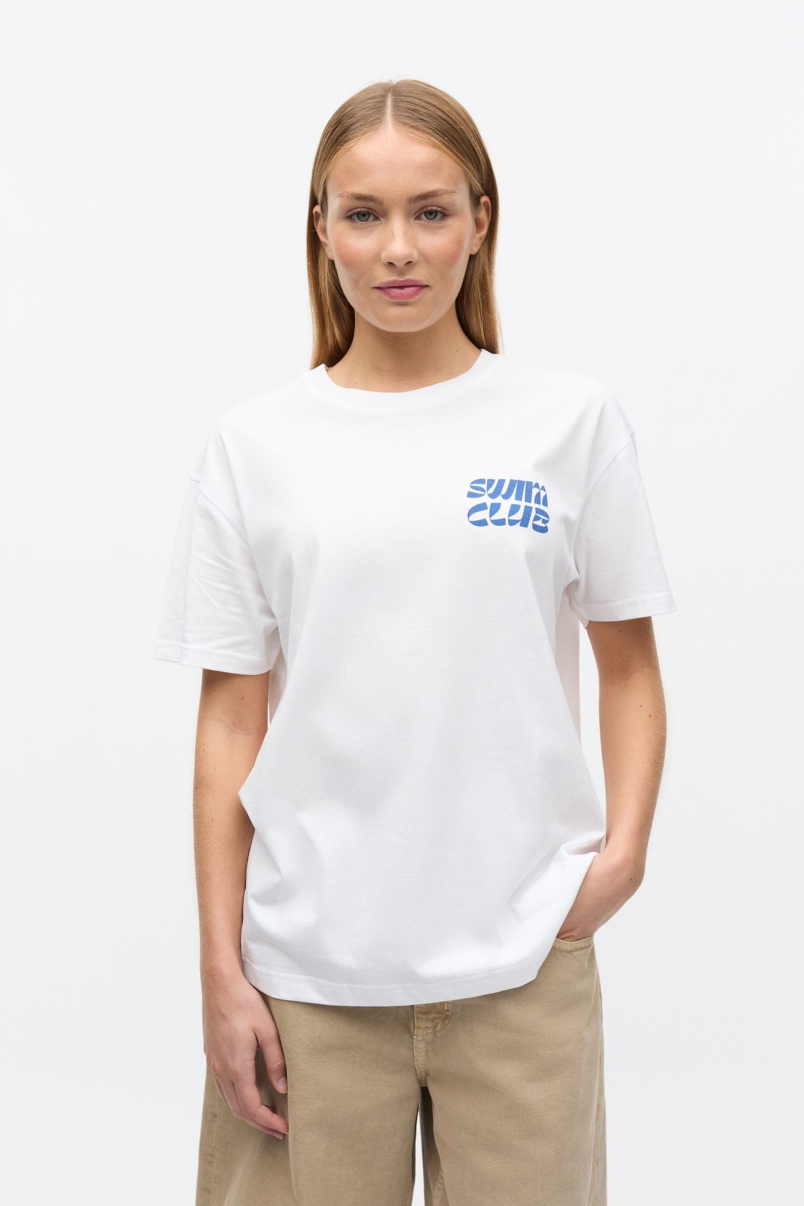 ENKULLA SS TEE 5310 White Swim