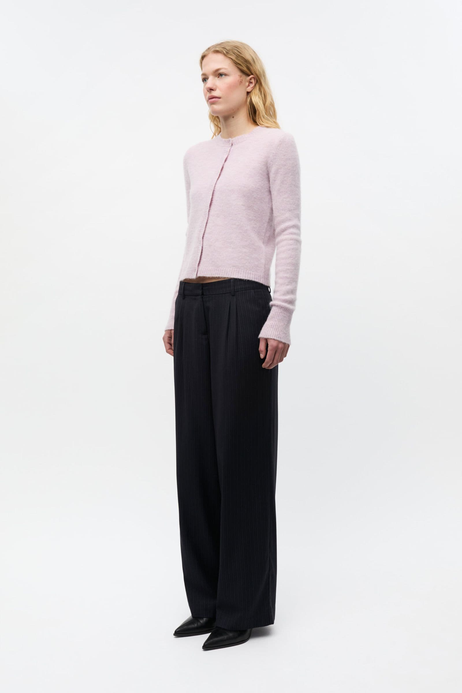 ENADA LS CARDIGAN 7216 Lavender Fog Mel