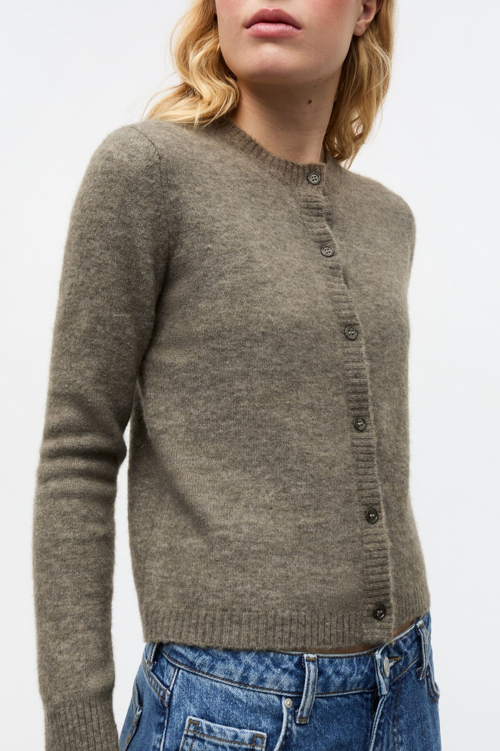 ENADA LS CARDIGAN 7216 Brindle Mel