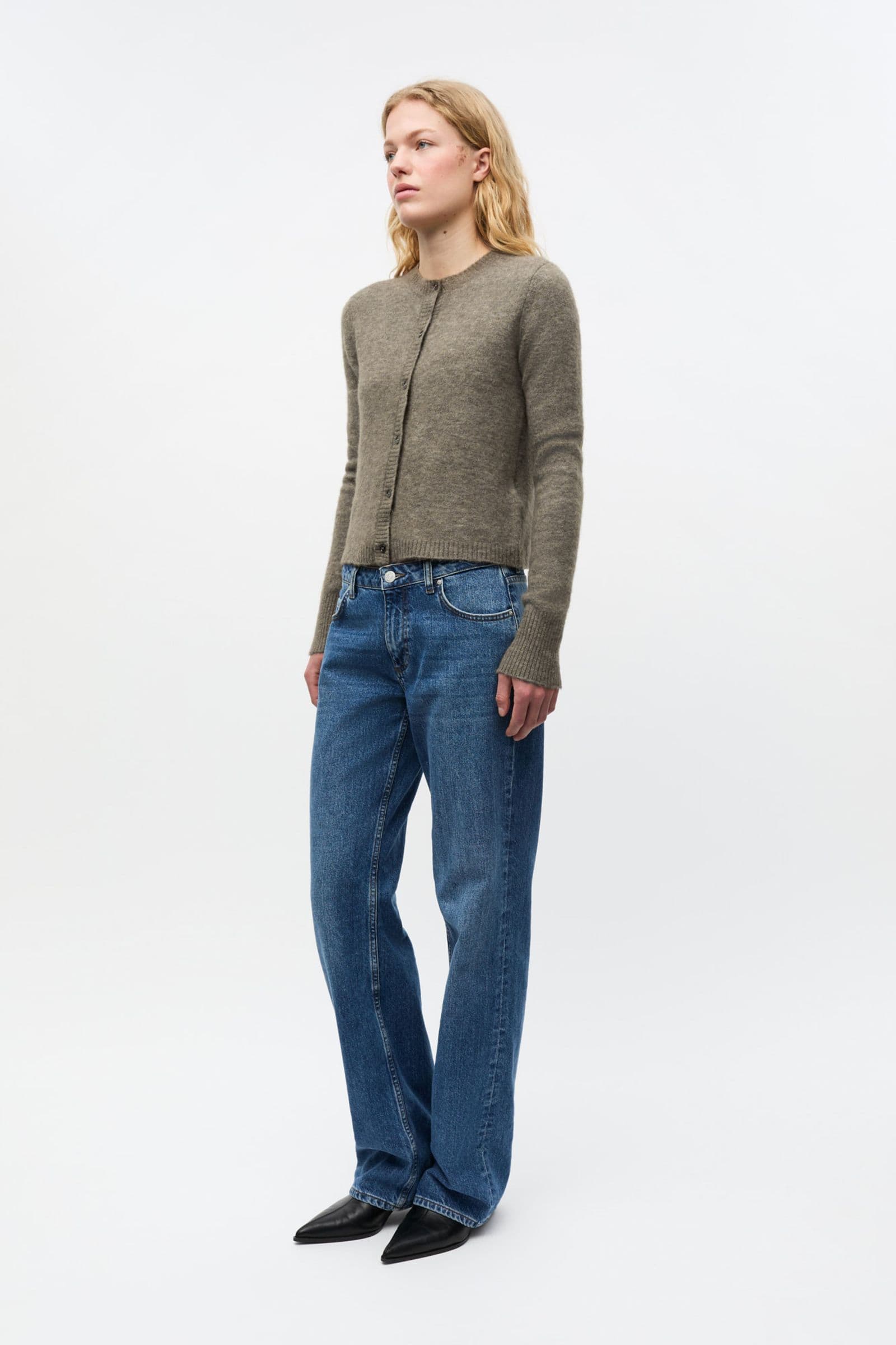 ENADA LS CARDIGAN 7216 Brindle Mel