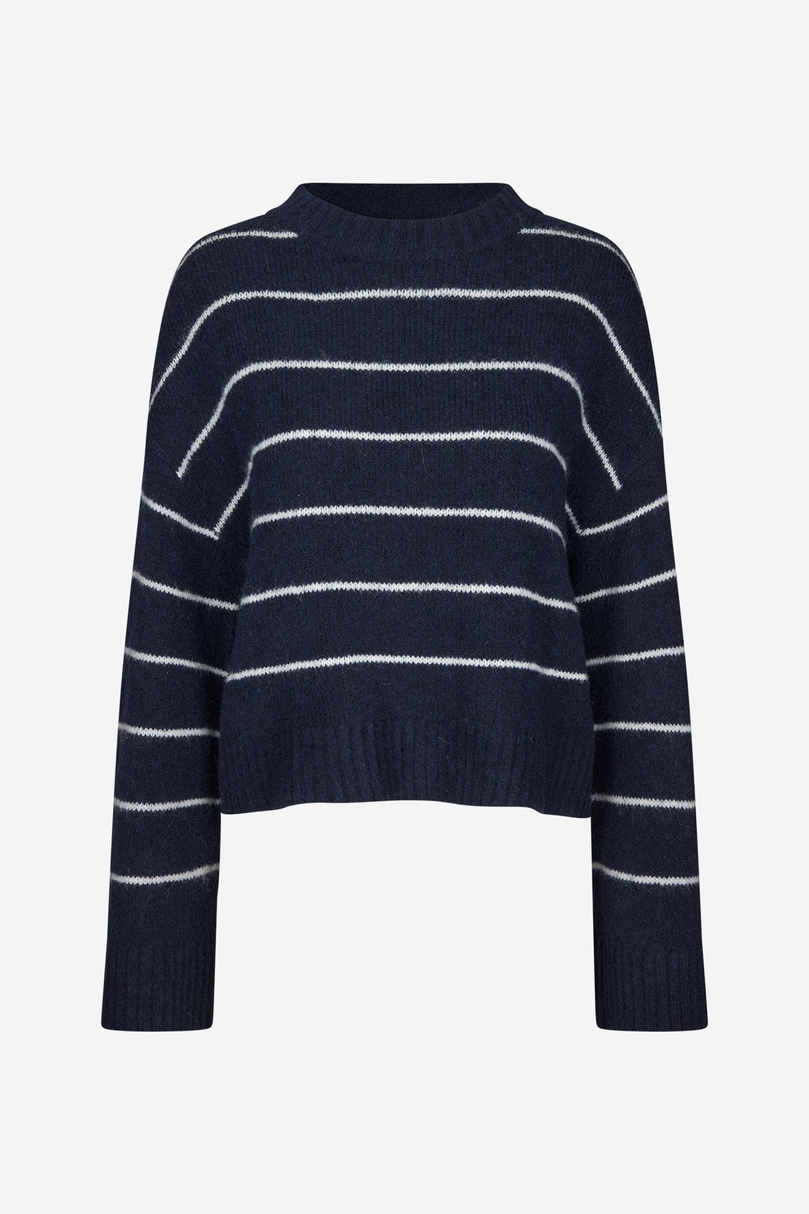 ENNAPLES LS KNIT 7278 Navy Blazer/Gardenia