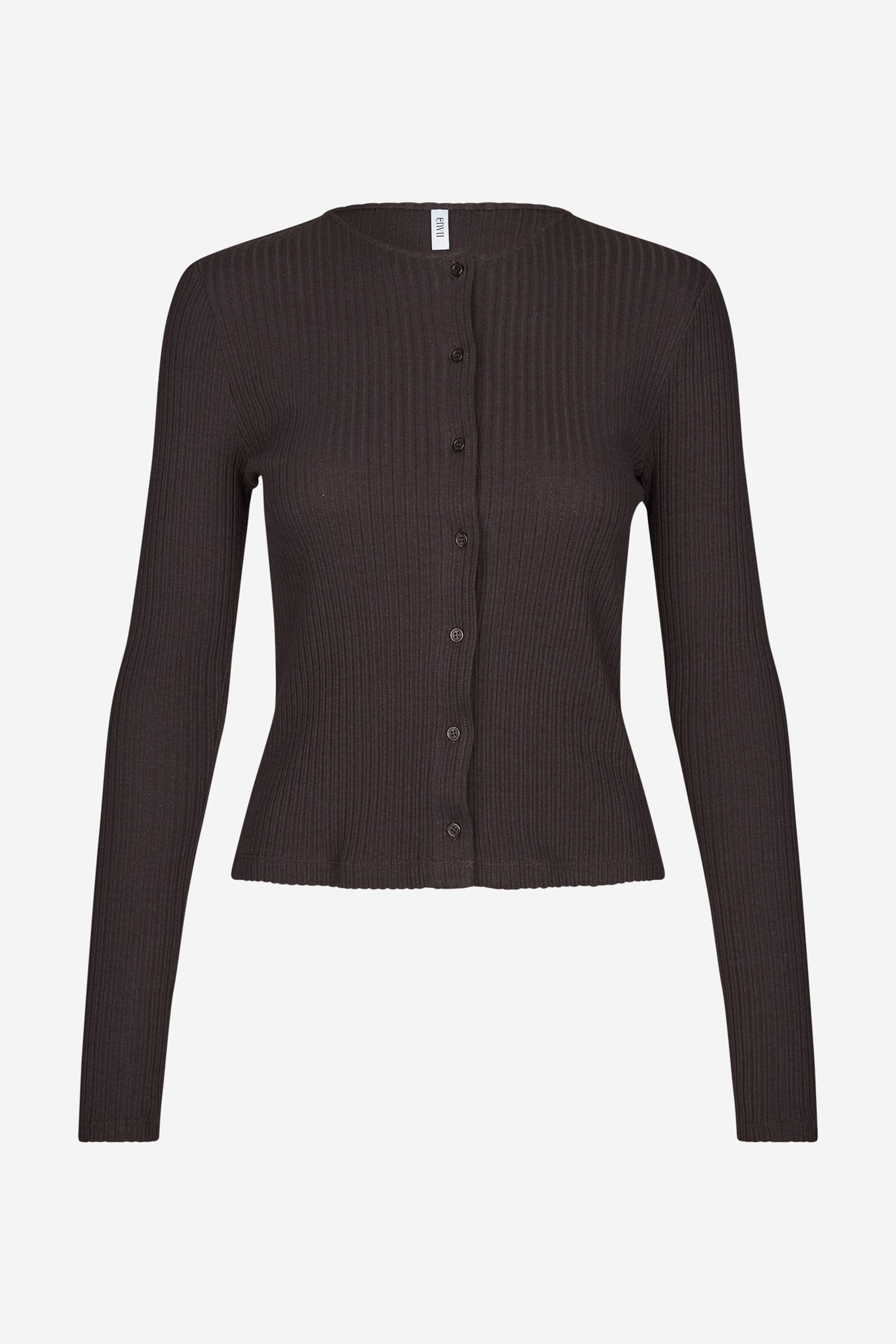 ENVOLVI LS LONG CARDIGAN 7275 Chocolate Torte