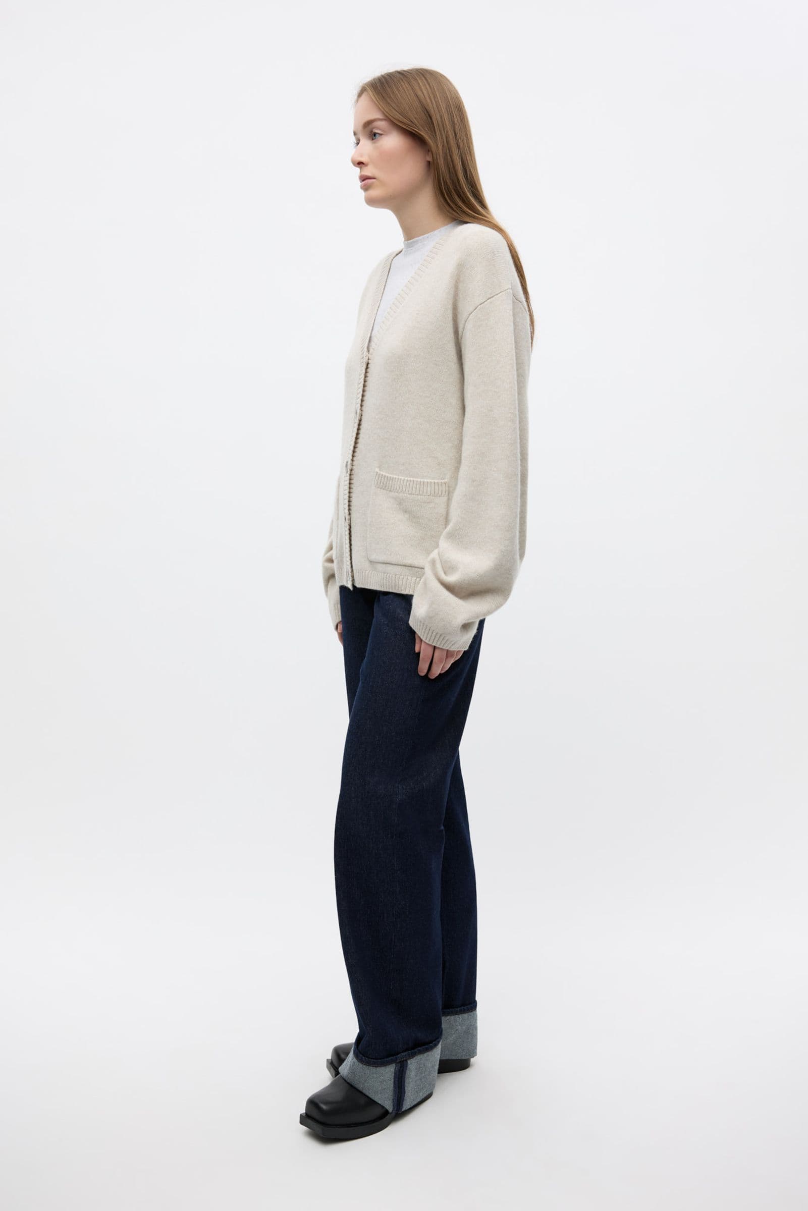 ENELISE LS CARDIGAN 7230 Moonstruck Mel