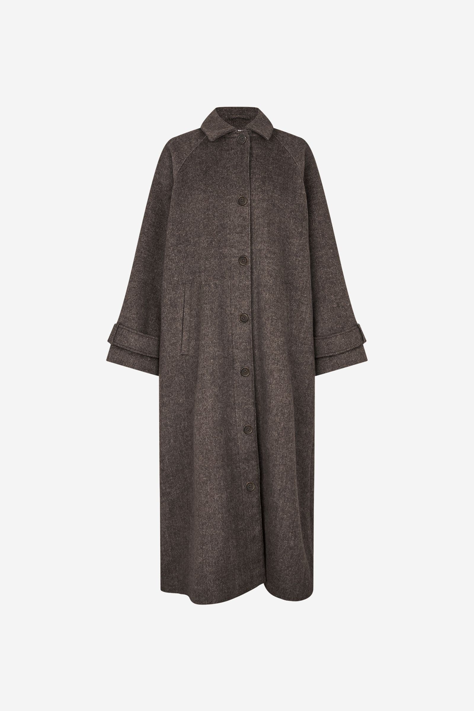 ENSENECA WOOL JACKET 7276 Brown Mel