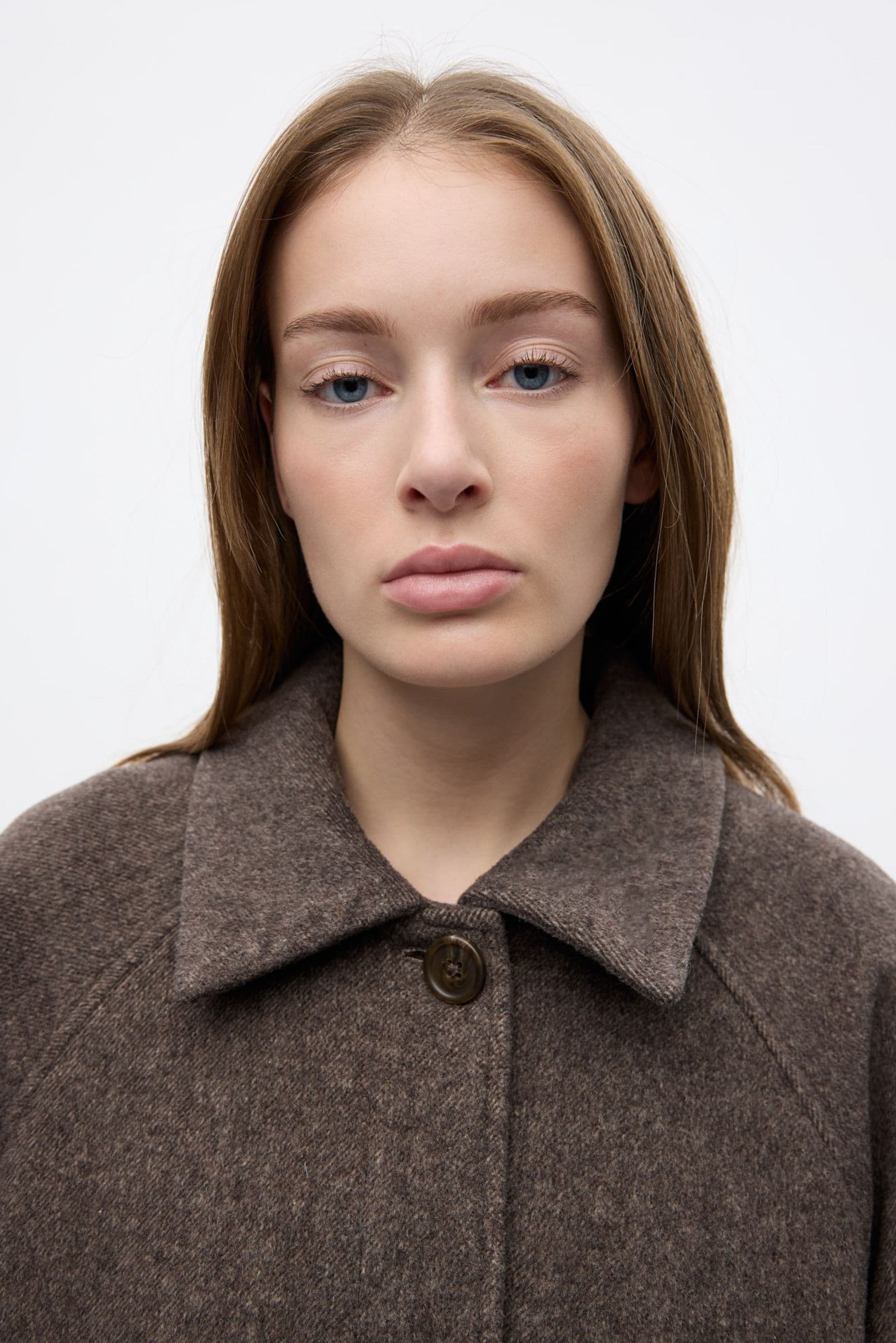 ENSENECA WOOL JACKET 7276 Brown Mel