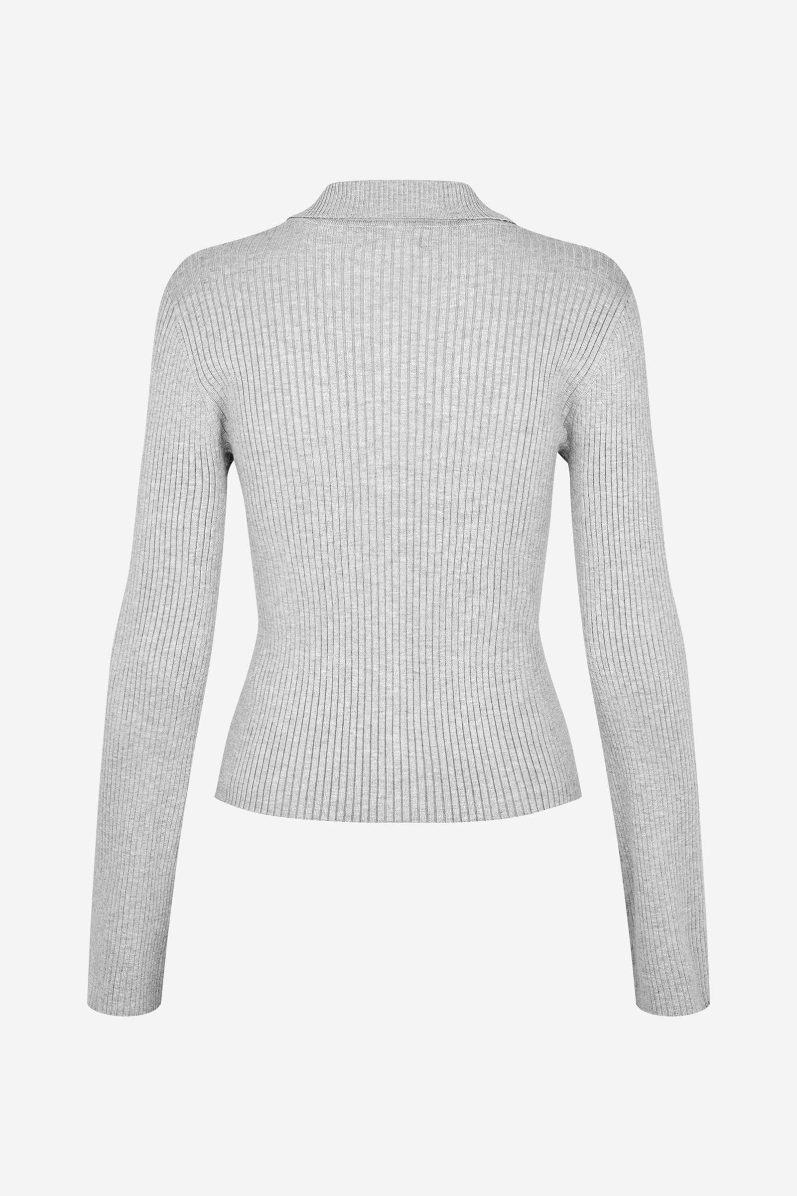 ENNEVADA LS CARIGAN 7231 Light Grey Mel (ALLY)