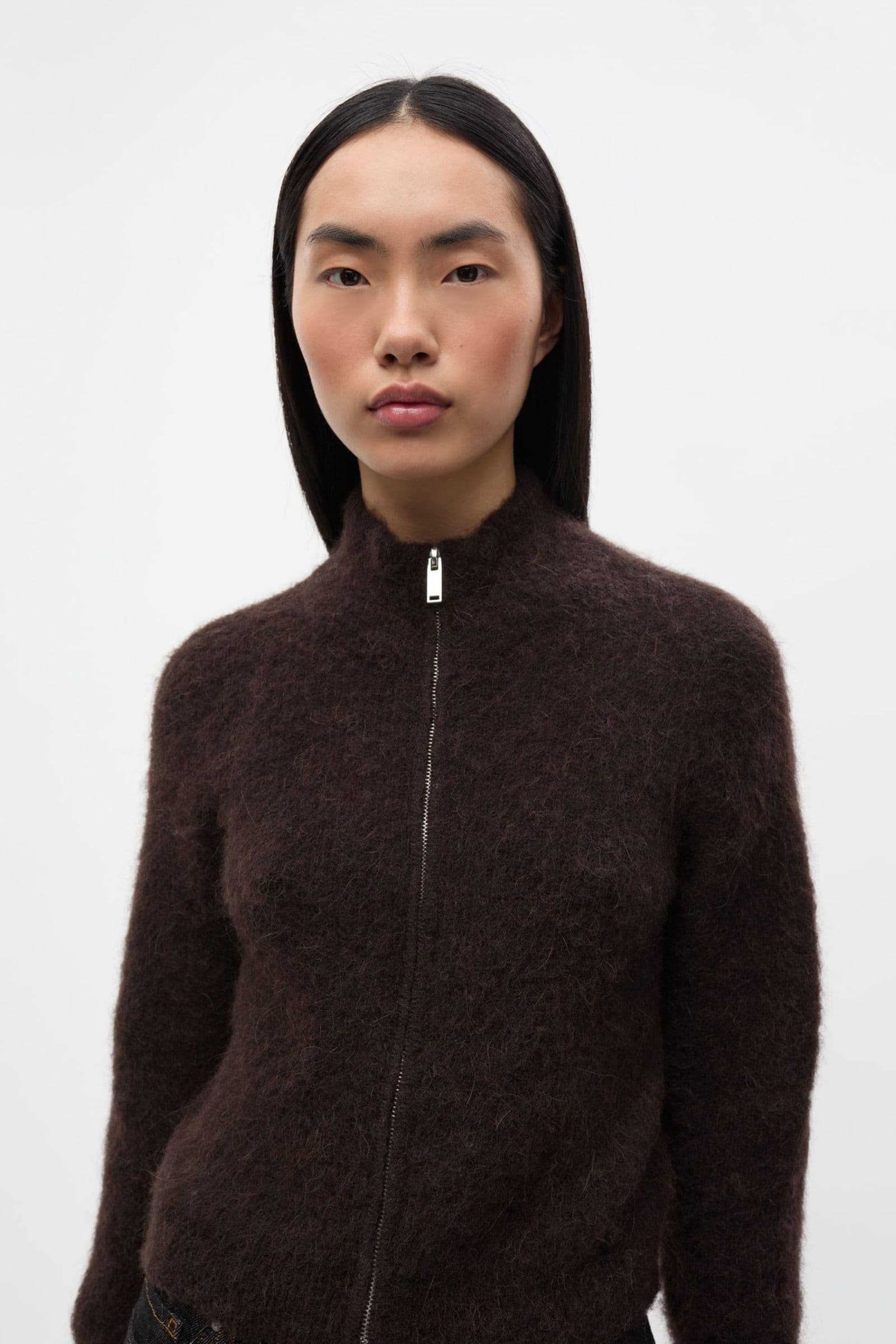 ENBESSIE LS CARDIGAN 7289 Chocolate Torte Mel