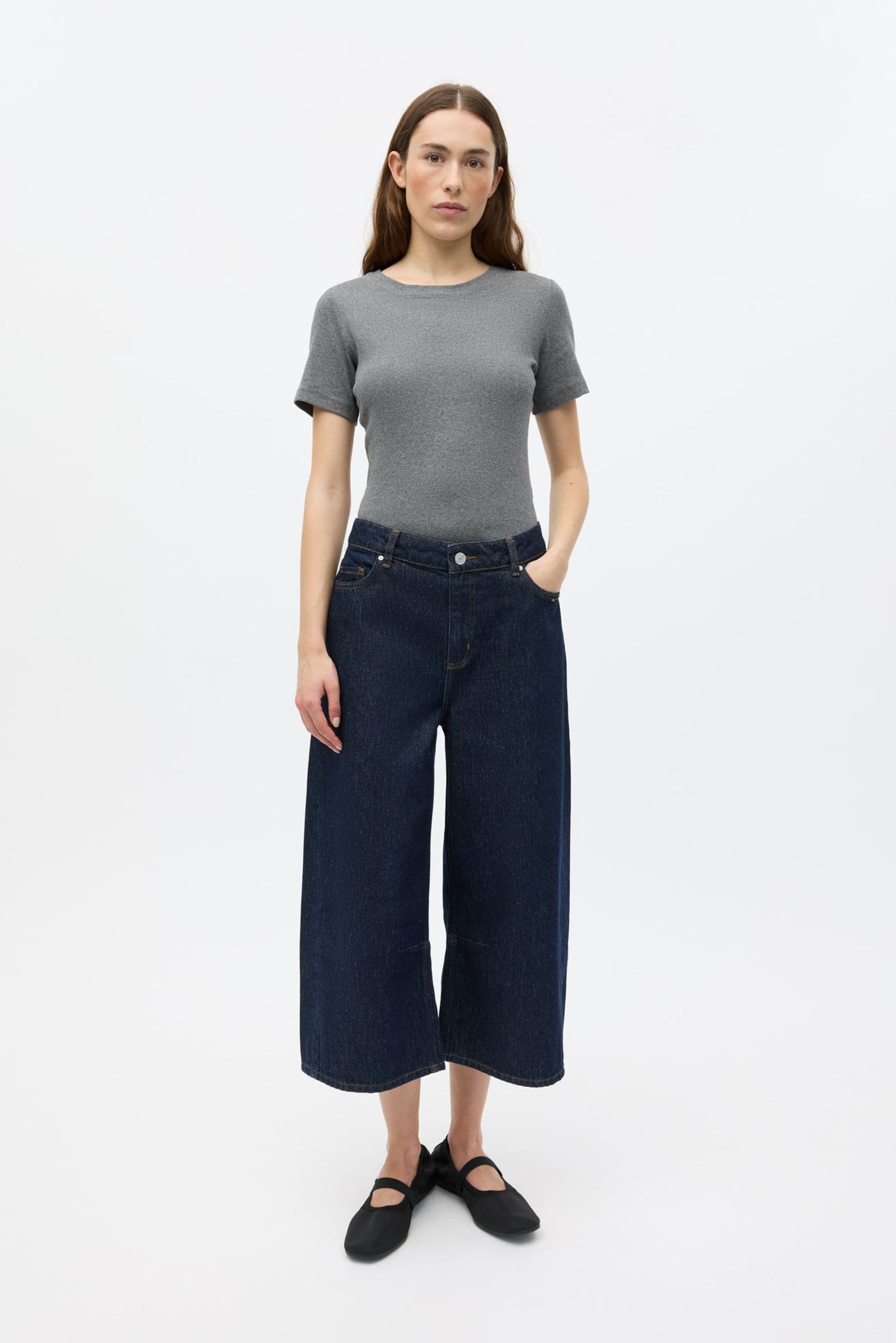 ENBILLIE CULOTTE JEANS 6856 Dark blue rinse
