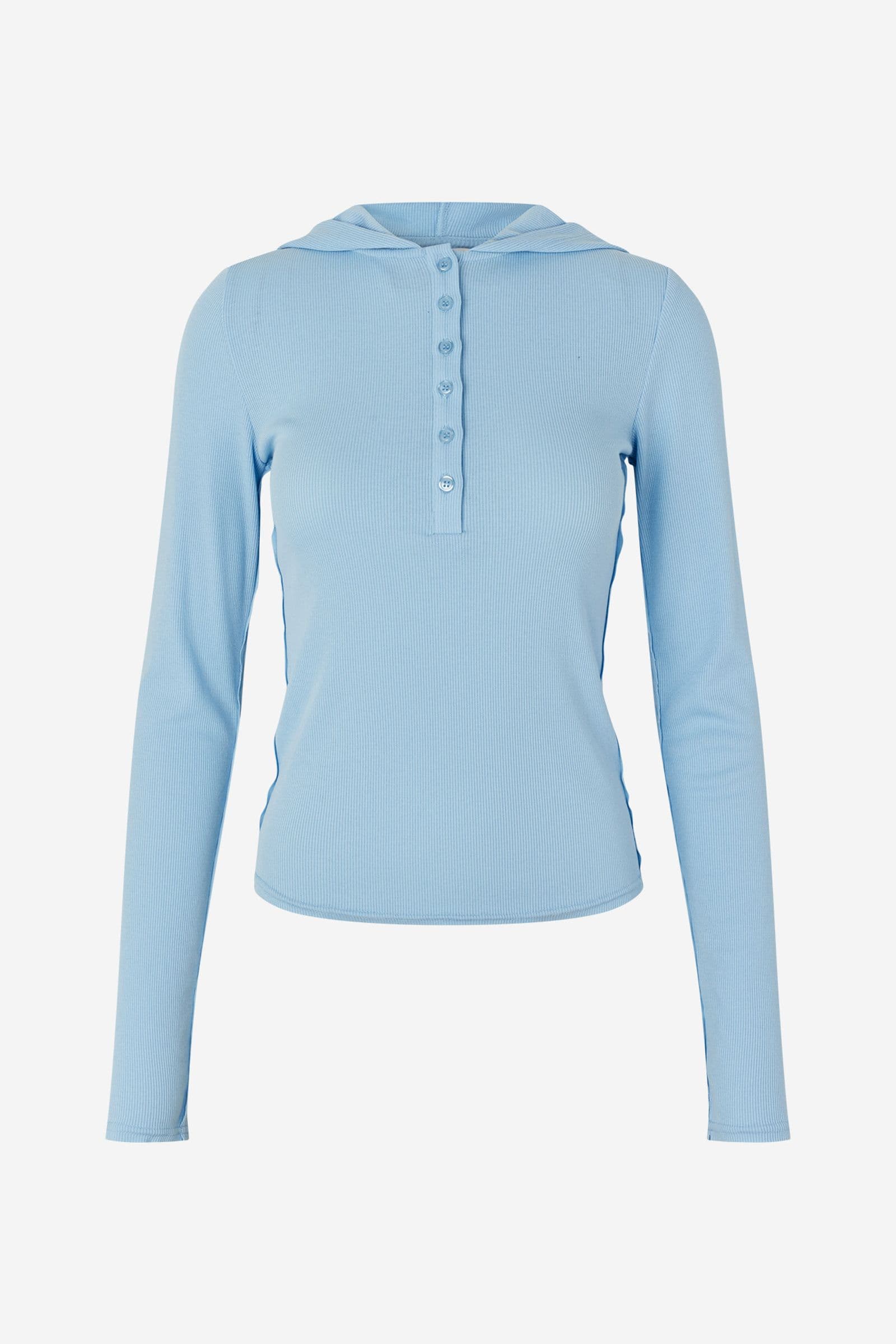 ENCEMILLE LS HOOD TEE 7316 Powder Blue Mel