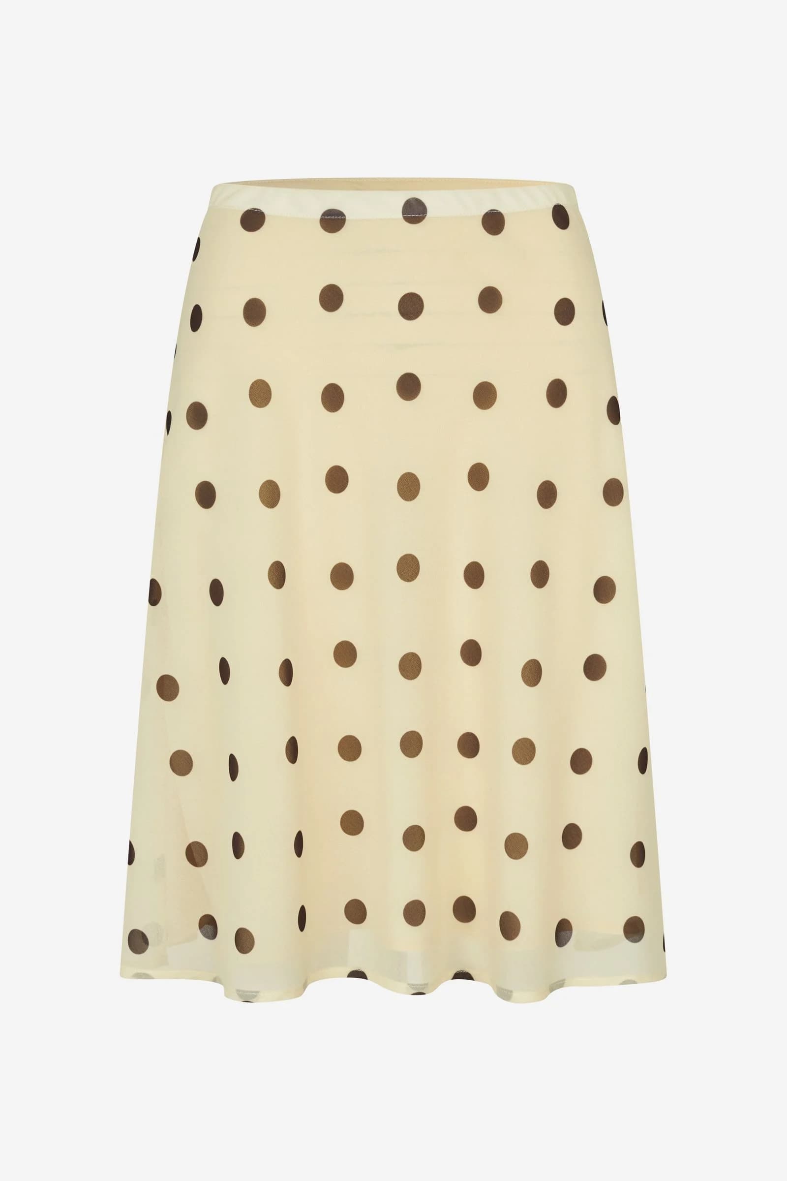 ENYARSI SKIRT 7349 Pastel Yellow Polka Dot