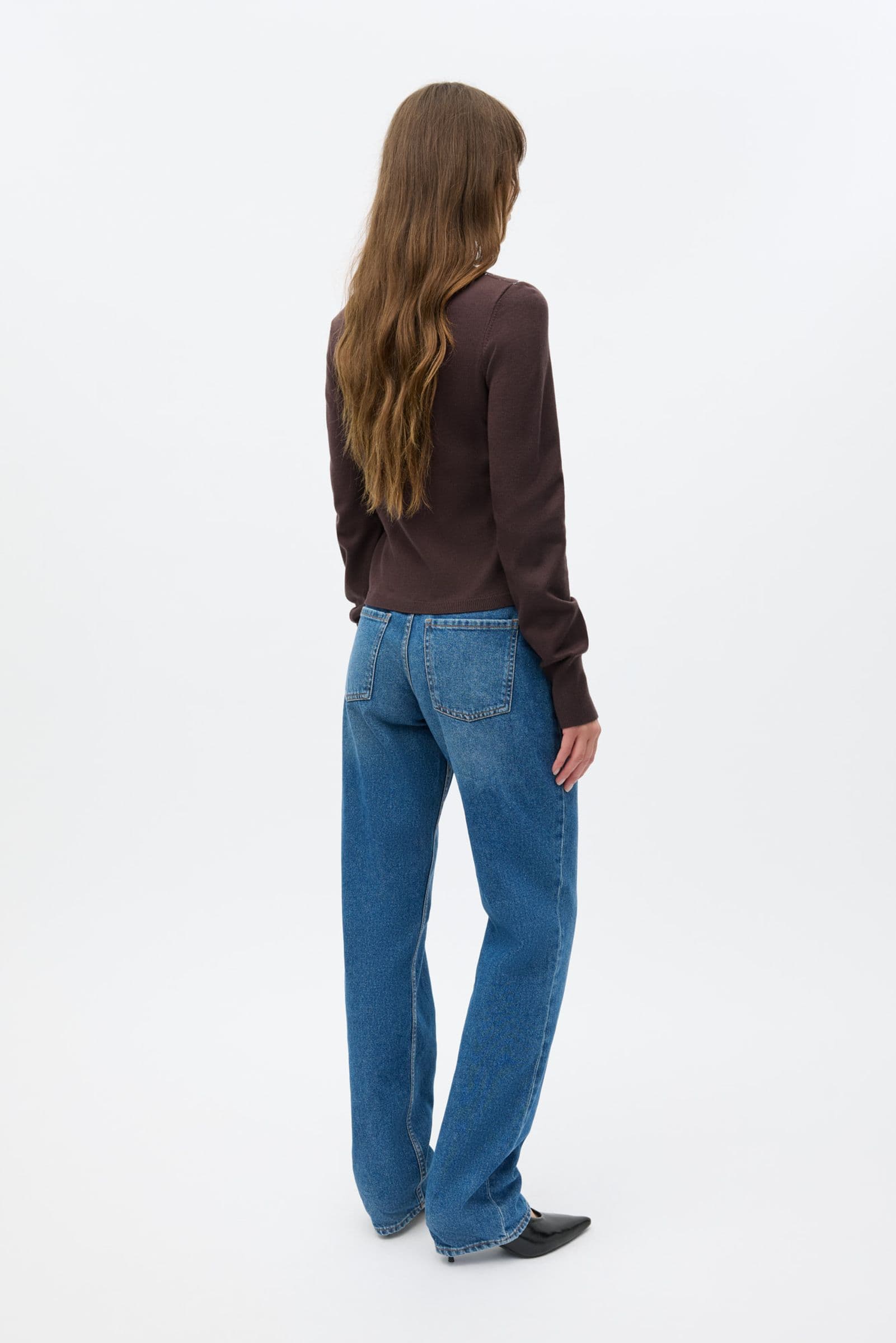 ENADALA LS CARDIGAN CH 7341 Choc torte blue ch.