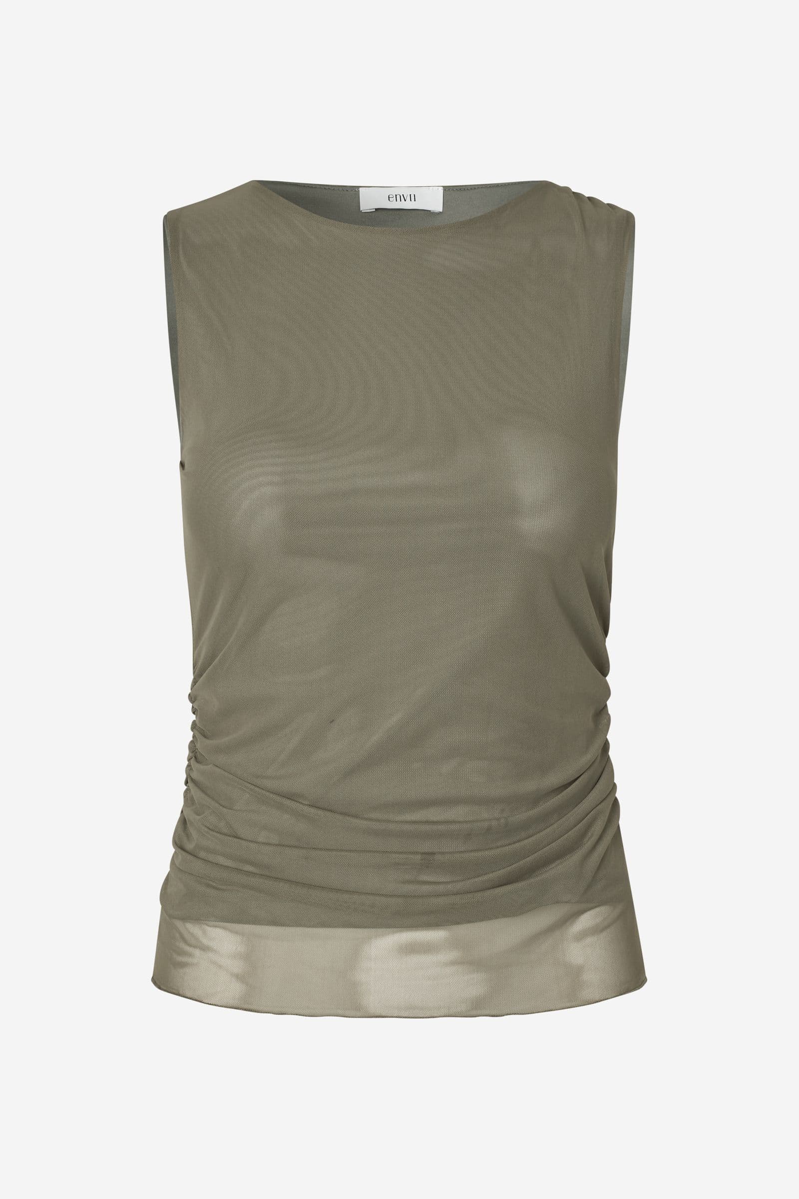 ENNICOLA TANK TOP 7042 Smokey Olive