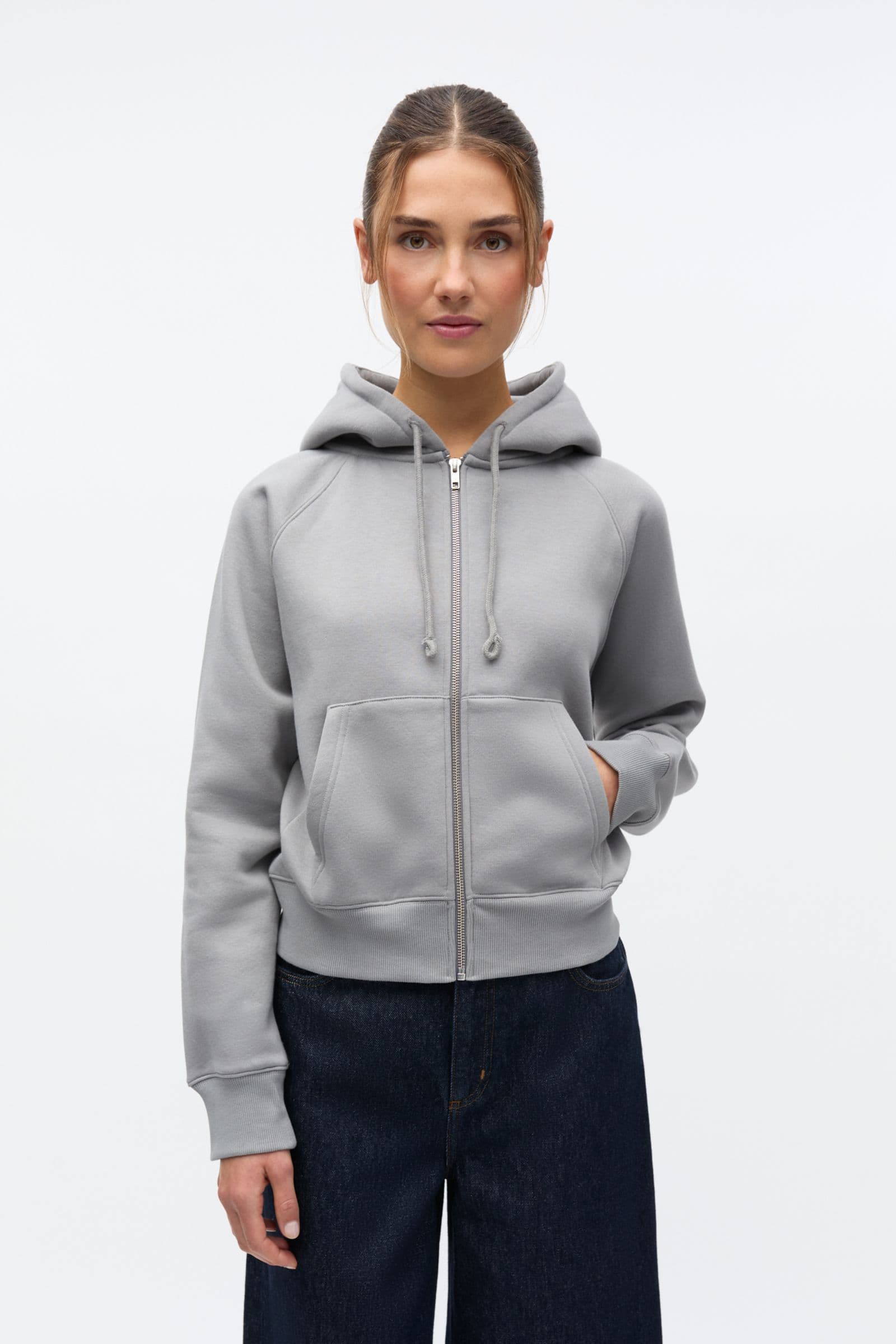 ENTHEIA LS ZIP HOODIE 7390 Ultimate Gray