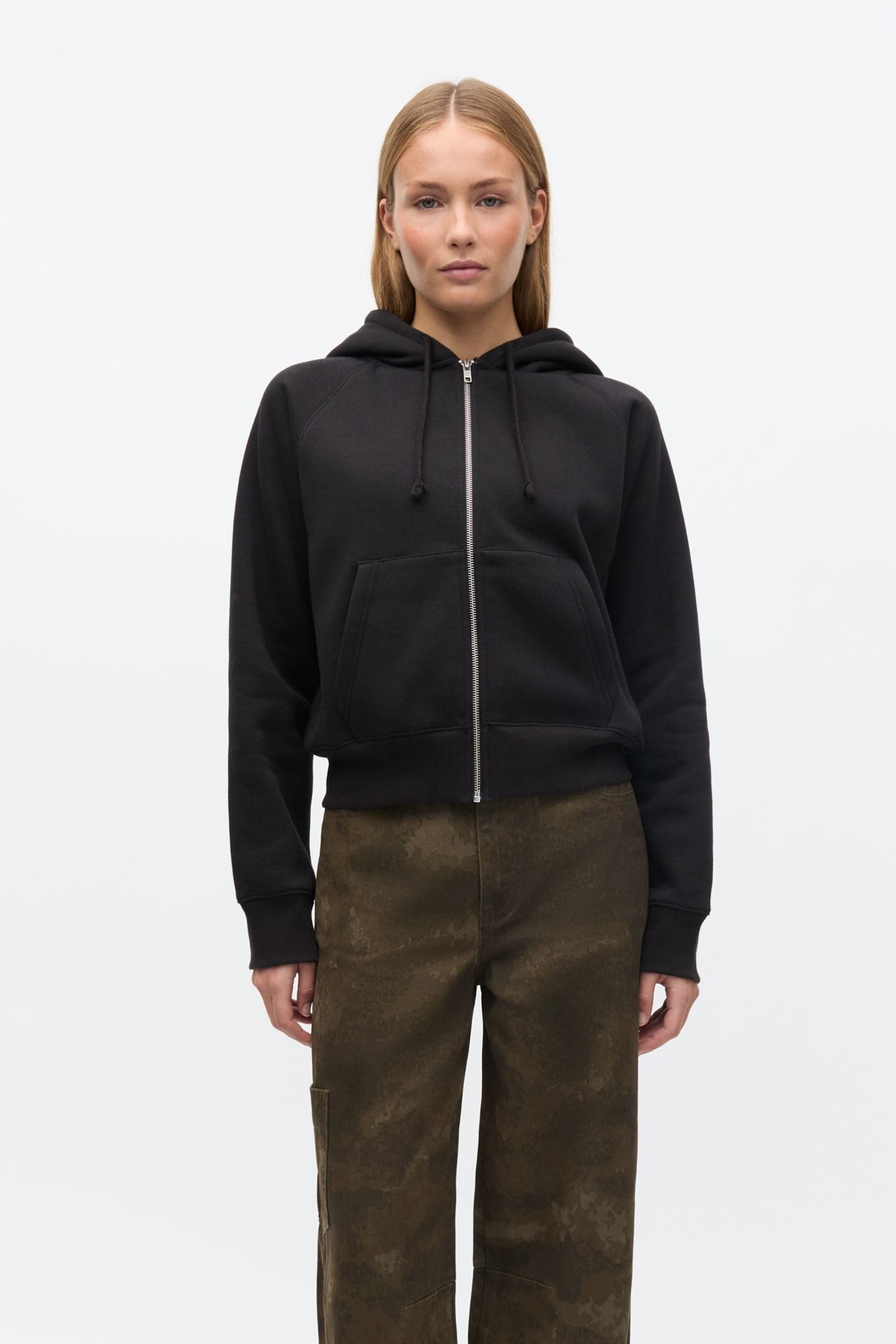 ENTHEIA LS ZIP HOODIE 7390 Black