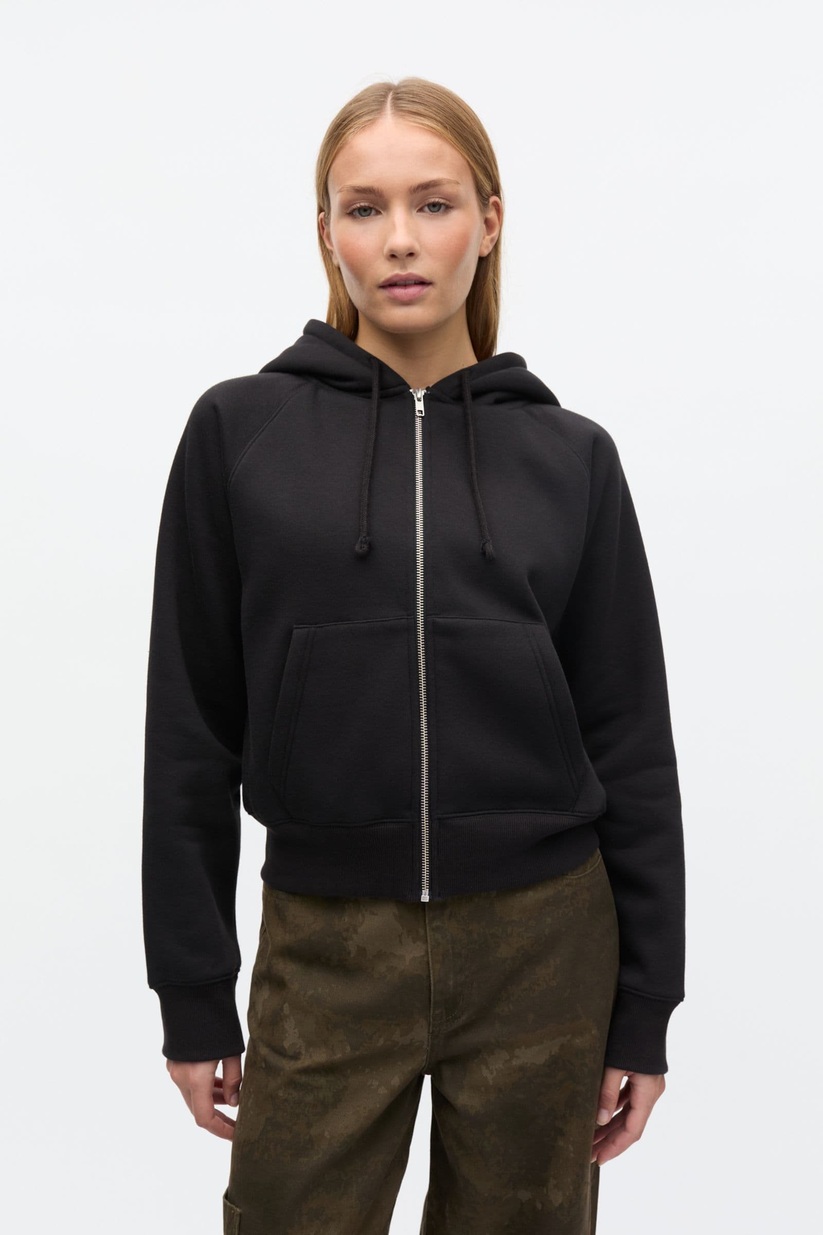ENTHEIA LS ZIP HOODIE 7390 Black