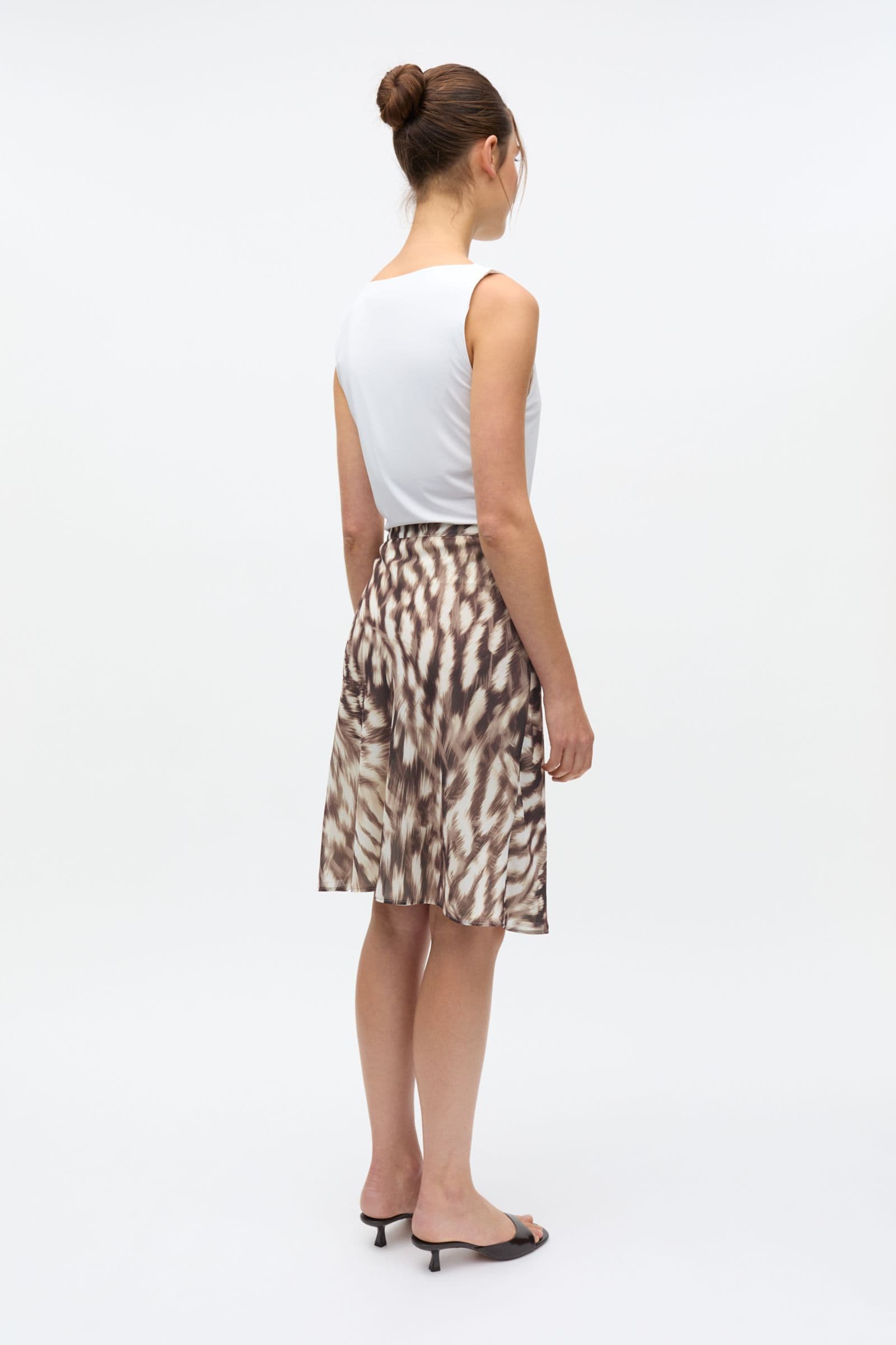 ENYARSI SKIRT AOP 7126 Creamy Deer