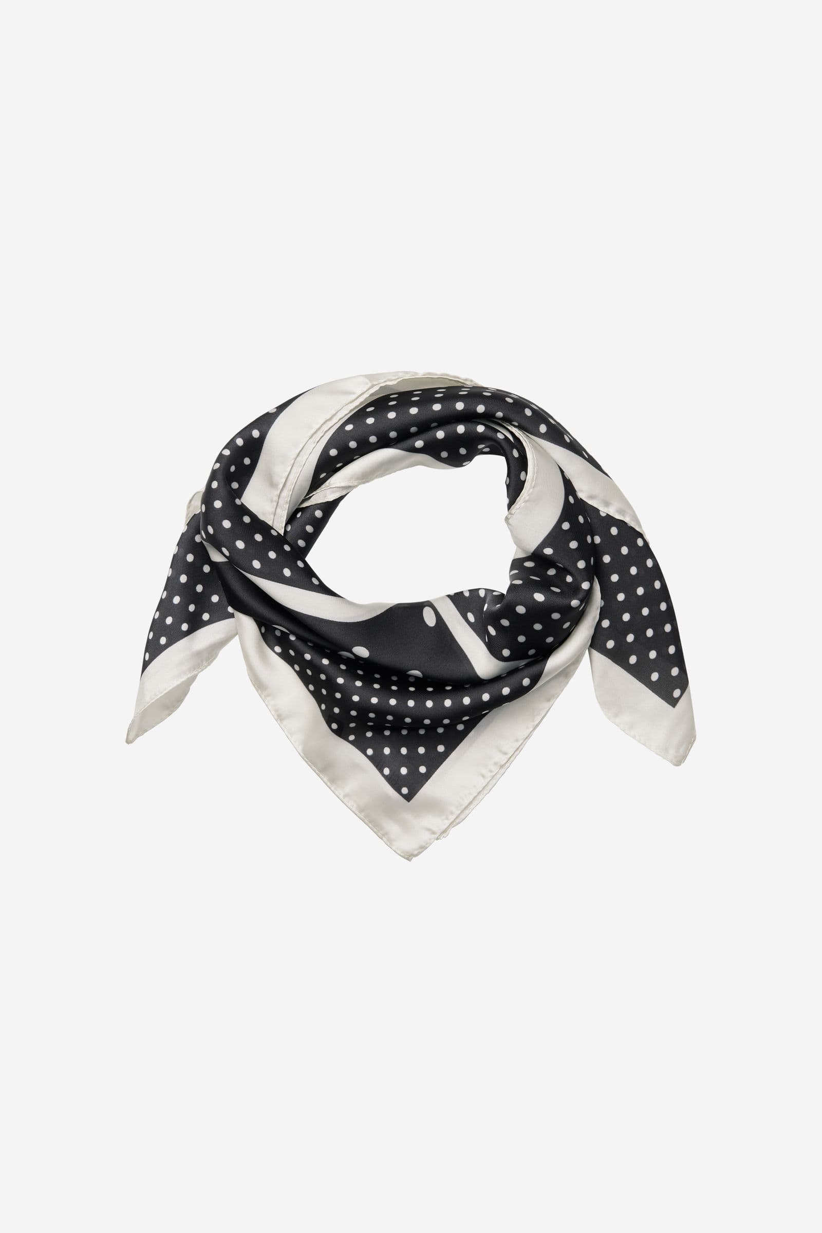ENNOELIA SCARF 7412 Black Dot