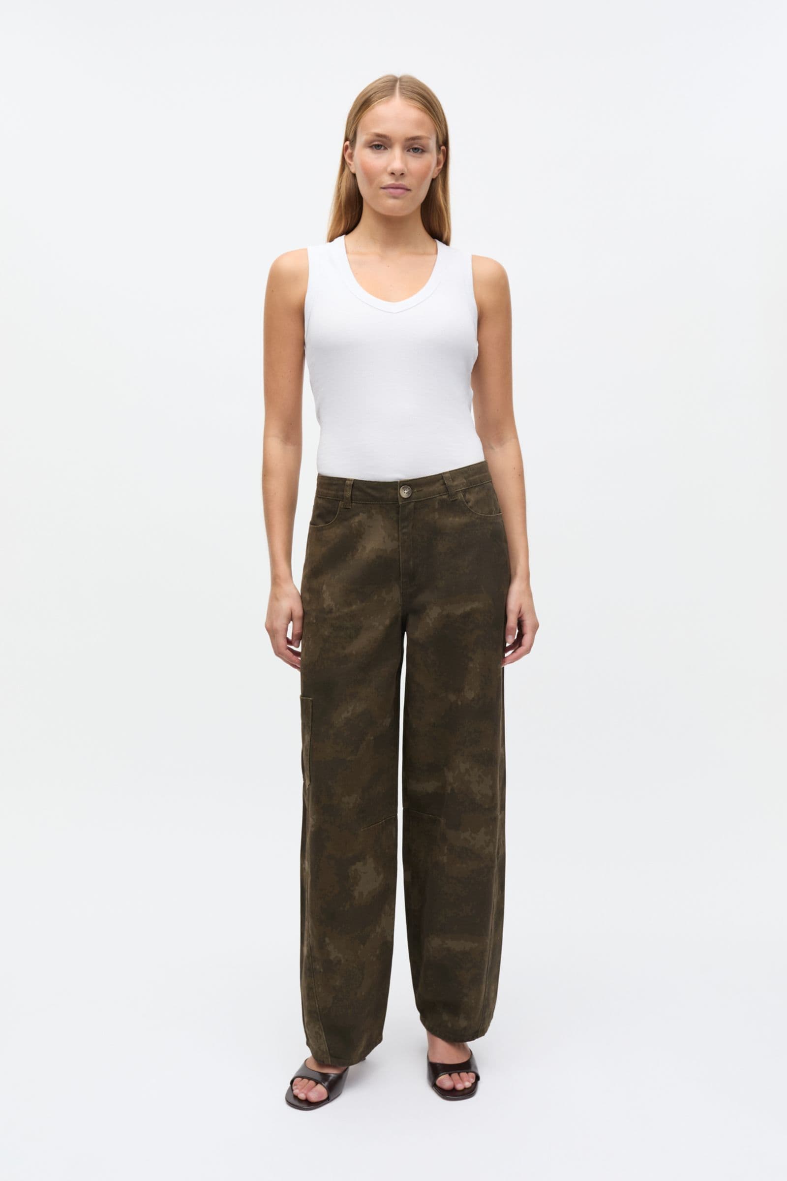 ENBILLA PANTS 7418 Smokey Olive Camo