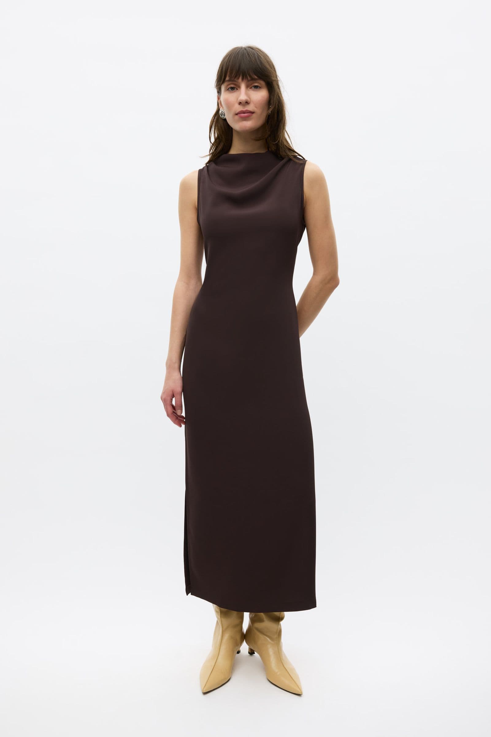 ENVILDE SL DRESS 7445 Chocolate Torte