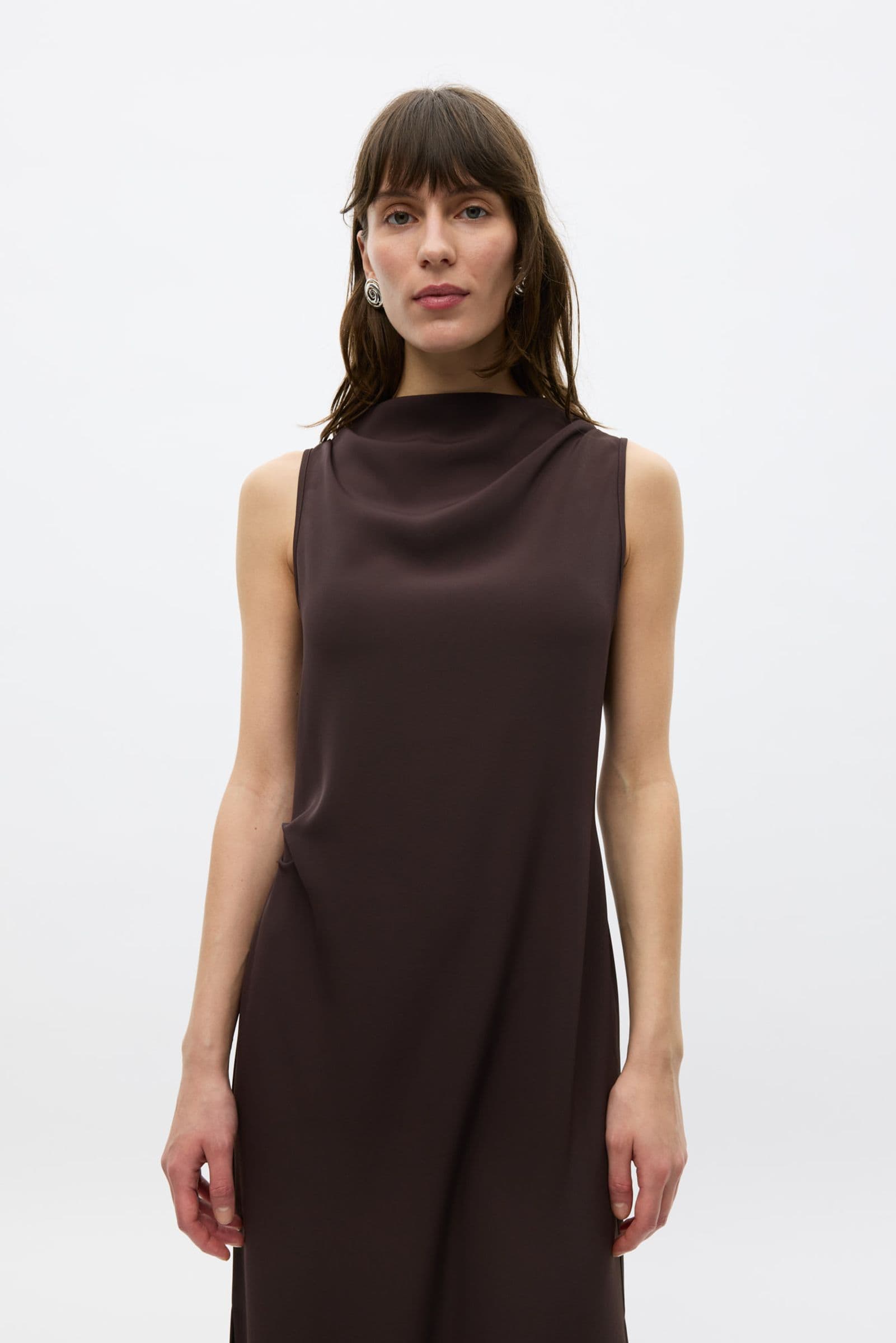 ENVILDE SL DRESS 7445 Chocolate Torte