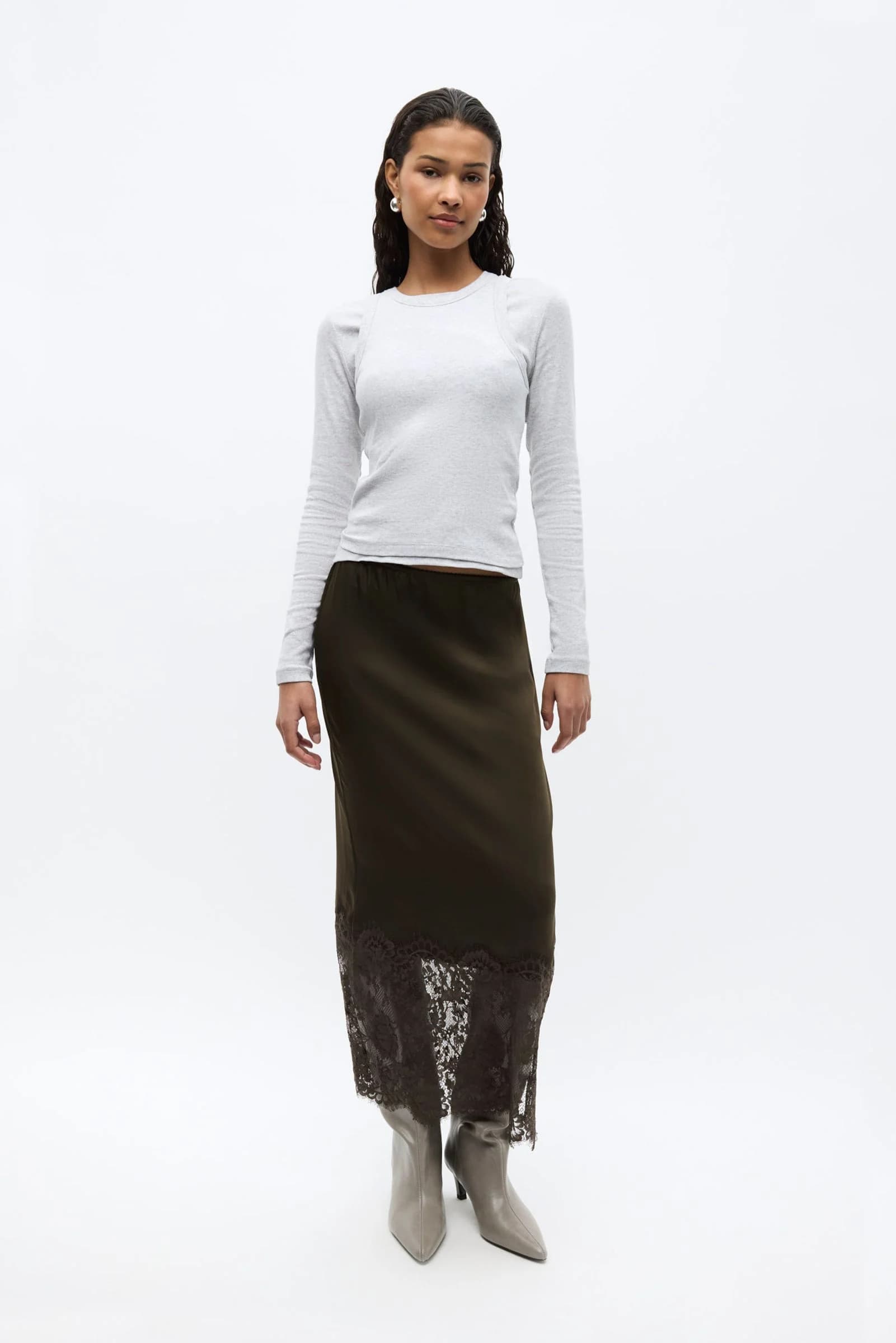 Ennala Skirt 7494 Very Dark Olive