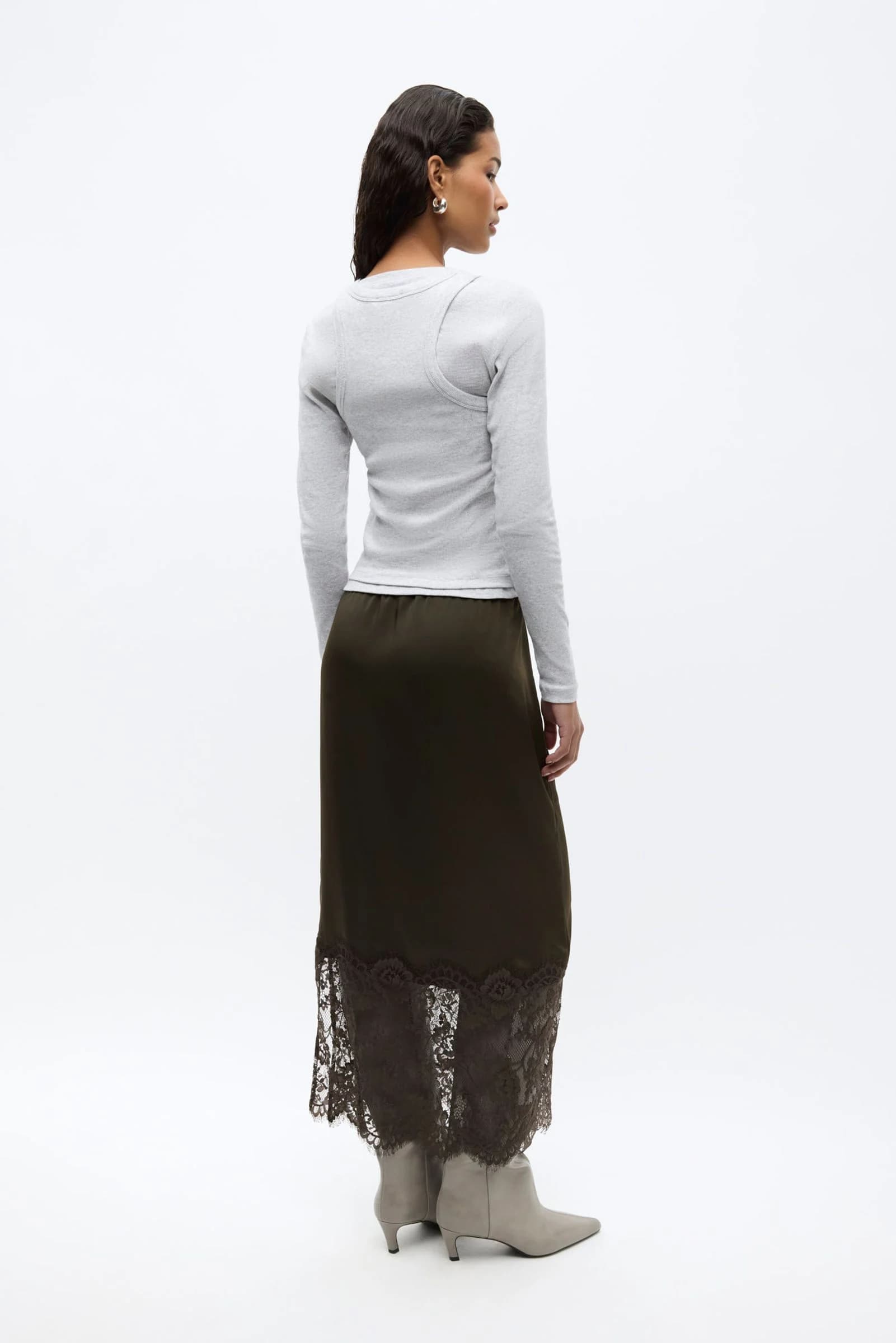 Ennala Skirt 7494 Very Dark Olive